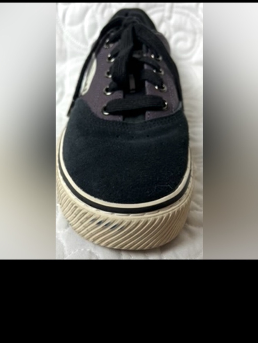 CARIUMA Naoica Tennis Blue Gray Shoe Lace Up Suede Canvas Tie Size 8.5 - Picture 5 of 16